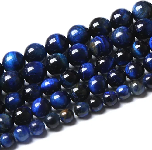 Vista 92 de 100 cuentas de piedra multicolor natural de 0.236 pulgadas (0.236 in), cuentas espaciadoras sueltas redondas para hacer pulseras, collares, aretes