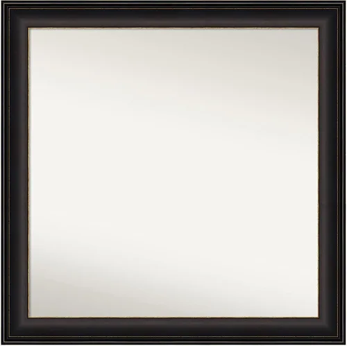 Vista 10 de Amanti Art Espejo de pared de bronce de 29 x 23 pulgadas, espejo rectangular de baño de bronce aceitado para decoración de pared de sala de estar