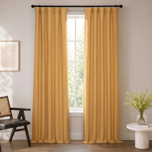 Vista 34 de HPD Half Price Drapes Bellino - Cortinas de oscurecimiento de habitación de 63 pulgadas de largo, para dormitorio y sala de estar (1 panel), 50