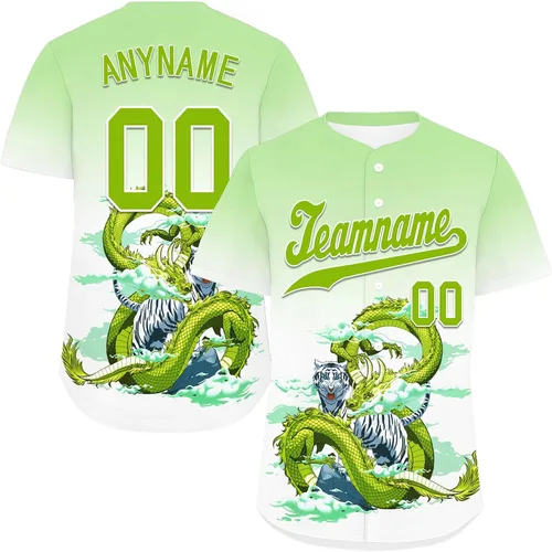 Vista 20 de Camiseta de béisbol de dragón personalizada para hombres y mujeres, camisa de Steetwear de estilo gótico, nombre del equipo y número personalizado