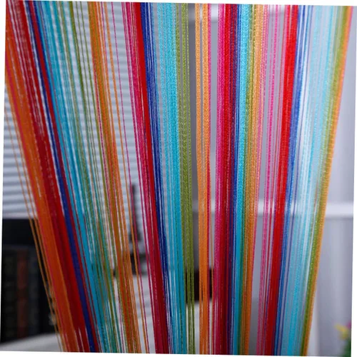 Vista 7 de Levemolo Panel de flecos con borlas, panel de flecos para puerta, panel de ventana de encaje, telón de fondo de fotos de boda, cortina de cinta