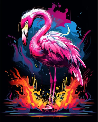 Vista 36 de Tucocoo Kit de pintura por números de lobo colorido, lienzo de 16 x 20 pulgadas, pintura al óleo digital para adultos con pinceles y pigmento Obras
