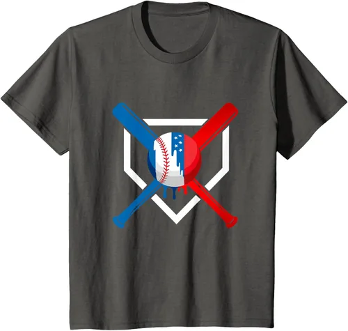 Vista 45 de Ropa de béisbol - Camiseta de béisbol, Negro -, Pequeña
