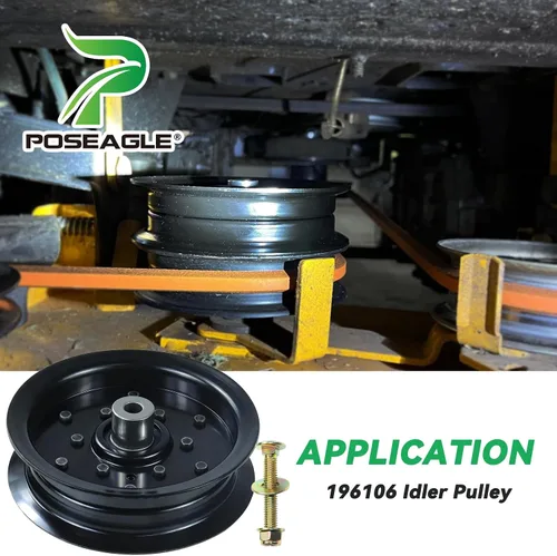 Vista 8 de 532196106 Husqvarna Polea tensora para Husqvarna 54" Z254f Z254 Deck Replaces 532197379 Craftsman 197379 196106 Idler Pulley for Husqvarna 54