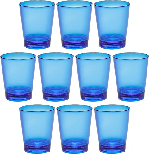 Vista 13 de Vasos de chupito de plástico translúcidos personalizados de 1.5 onzas, juego de 10/50/100 unidades, acrílico, ideal para regalos de cumpleaños