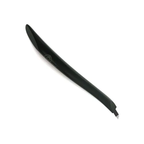 Vista 4 de 10 agujas desechables de microblading para maquillaje, 10 unidades, herramienta de mango de maquillaje permanente (12 planos curvos de 0.010 in (10))