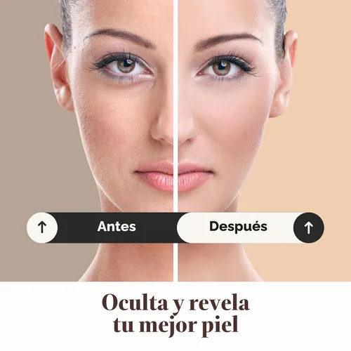Vista 3 de Base de maquillaje en polvo minerales puros jarro colador de 0.28 onzas, elegir color, libre de ingredientes perjudiciales