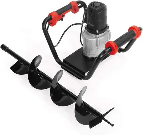Vista 7 de XtremepowerUS 1500W Post Hole Digger Earth Auger Hole Digger Electric Auger Herramientas de excavación Auger con 6 "Digging Auger Bit Set