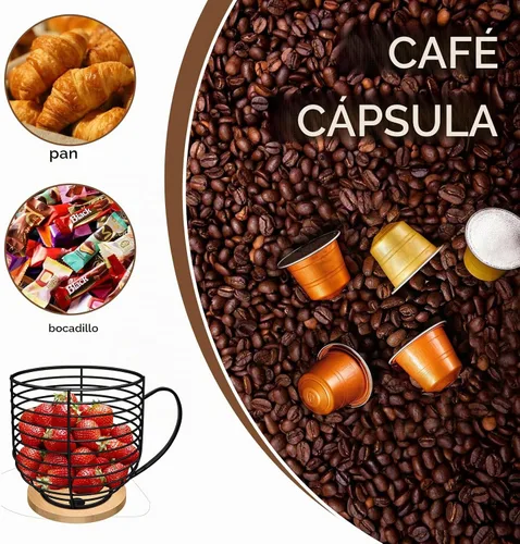 Vista 4 de BYTEAIDREX Soportes para cápsulas de café para mostrador - Soportes para cápsulas K para mostrador - Organizador de almacenamiento de cápsulas