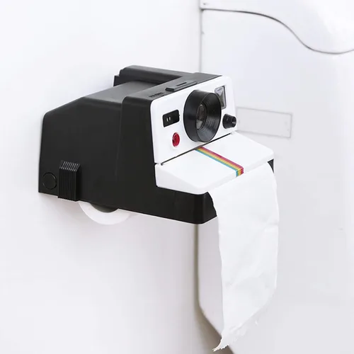 Vista 2 de Retro Cámara Titulares de Papel Higiénico Hogar Higiénico Deco Caja de Pañuelos