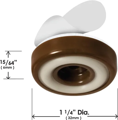 Vista 7 de Slipstick CB325 Protectores de suelo antideslizantes para pies de muebles con agarre de goma (juego de 8 pinzas) redondos de 1-1/4 pulgadas