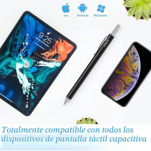 Vista 4 de Mixoo Lápiz capacitivo retráctil para interruptor de pantalla táctil 2, lápiz digital universal de alta sensibilidad para iPad, iPhone, Android Negro