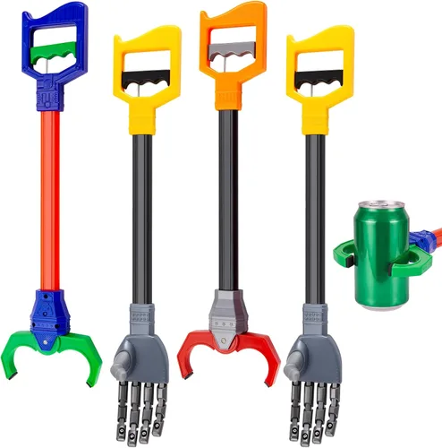 Vista 9 de Lewtemi - Juguete interactivo de garra para niños, 4 piezas, 18 pulgadas, multicolor