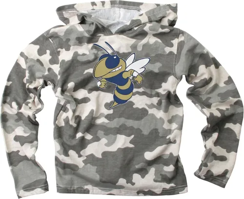 Vista 17 de Wes and Willy Camiseta de manga larga con capucha de camuflaje para niños