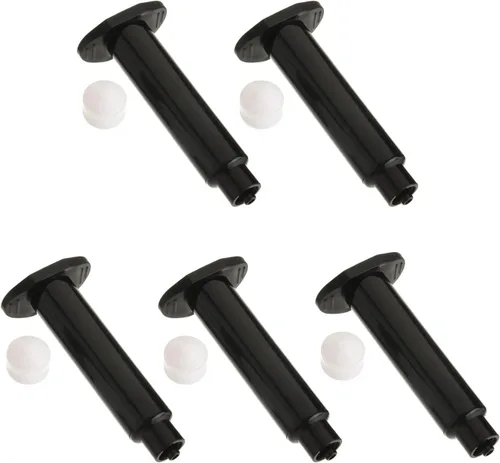 Vista 5 de Auniwaig 5 unids 3cc dispensador de soldadura pegamento conos accesorios 0.1 fl oz máquina dispensadora tubo adhesivo negro dispensador líquido
