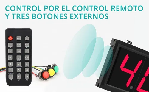 Vista 5 de Contador de regazo hacia arriba abajo Contador digital de 4 pulgadas