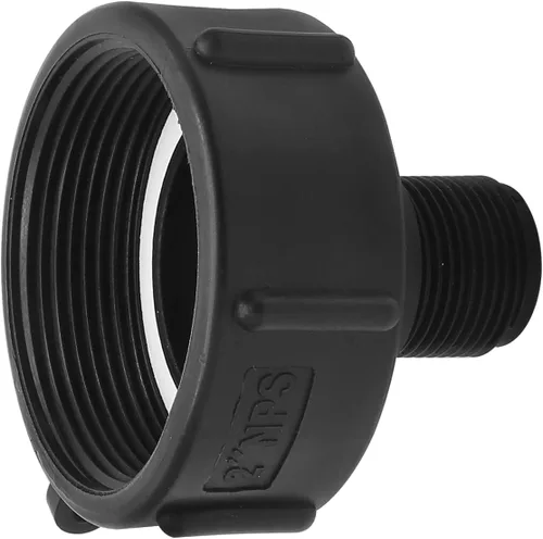 Vista 8 de IBC Tote Tank Drain Adapter S60x6 2" Contrafuerte hembra x 2" NPT