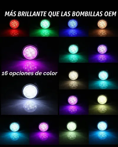 Vista 4 de Bestview Luces LED RGB de cortesía para Dodge Ram, Durango