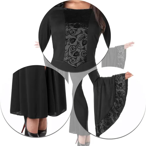 Vista 3 de JUST FOR PARTY Halloween Sorceress Robe Costume Women