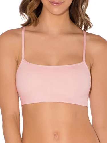 Vista 2 de Fruit of the Loom Women's Spaghetti Strap Cotton Pullover Sports Bra Value Pack