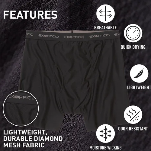 Vista 3 de ExOfficio Give-N-Go - Calzoncillos tipo bóxer para hombre