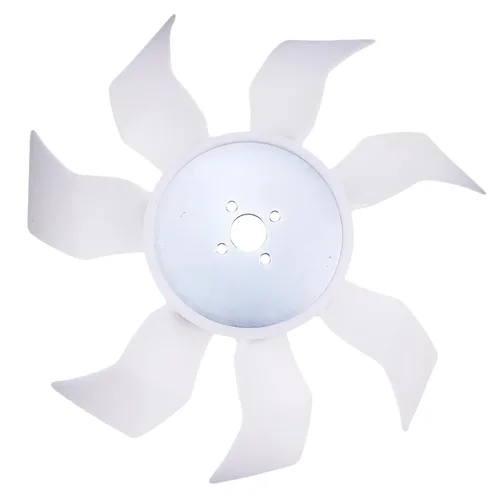 Vista 4 de IEQFUE Ventilador de refrigeración del motor del radiador 1C010-74110 1C01074110 compatible con Kubota Engine V3300 V3600 V3800 Excavadora KX080-3
