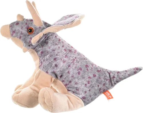 Vista 9 de Wild Republic CK-mini Triceratops Animal de peluche de 8 pulgadas , 12", Multicolor
