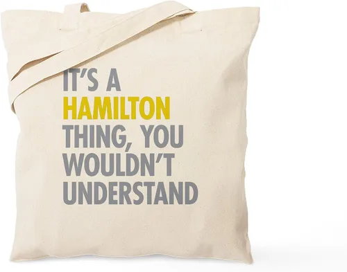 Vista 12 de CafePress Hamilton Thing - Bolsa reutilizable de lona color beige, Caqui, S