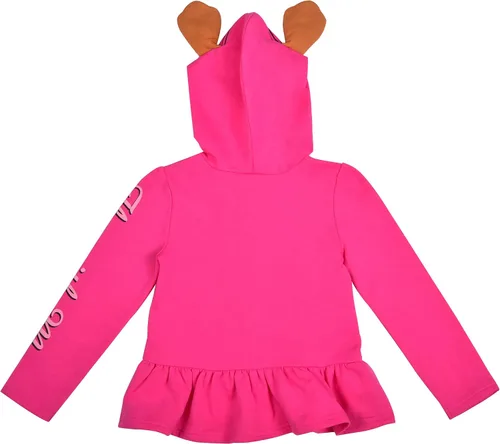 Vista 2 de Nickelodeon Paw Patrol Girls Skye Zip Up Hoodie Costume for Toddler and Little Kids Pink