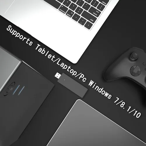 Vista 2 de Cenxaki Adaptador inalámbrico para controlador Xbox One Series funciona con Windows 78.110-1.0 versión