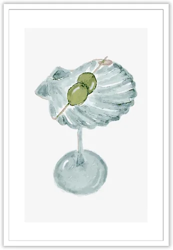 Vista 14 de Póster vintage de Martini con botas rojas de cereza a la moda, póster femenino de cóctel, arte de pared, arte feminista de preparación
