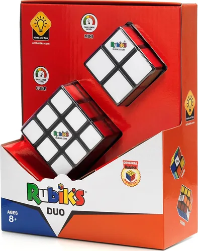 Vista 8 de Rubik's Juego de Rompecabezas de Cubo Avanzado Set 3 x 3 + 2 x 2 – Pack de 2 y Cubos 3 x 3 Originales con Colores Combinados – 6064009 – Juguete