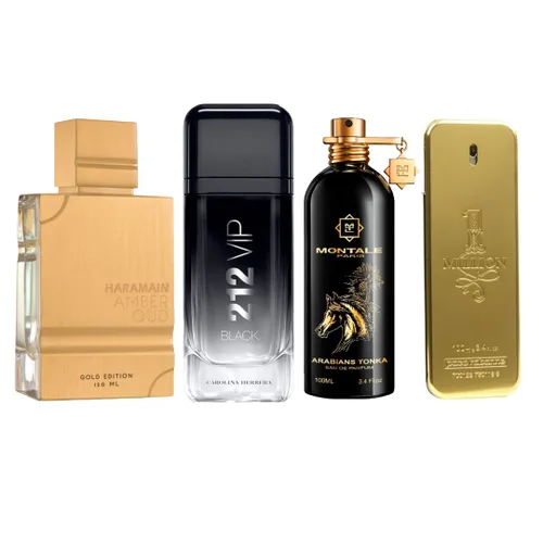VIPBLACK+ONEMILLION+TONKA+AMBEROUD de AROMA DE PRIMERA