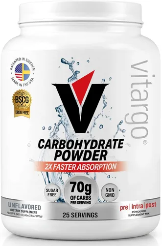 Vista 12 de Vitargo Polvo de carbohidratos, reposición de glucógeno muscular 2 veces más rápida, ponche de frutas de 1.7 libras, Pre, Intra y Post, polvo