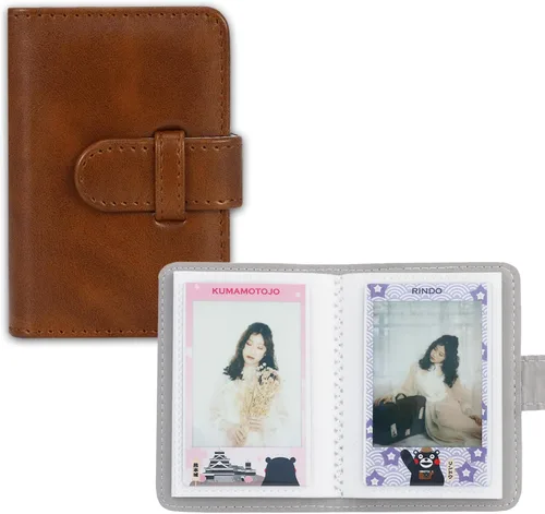 Vista 14 de Mini álbum de fotos de 28 bolsillos para mini película, foto de 2x3, tarjeta de fotos Kpop, álbumes cartera libro para Mini 12 11 40 7+ EVO 90 Alpaca