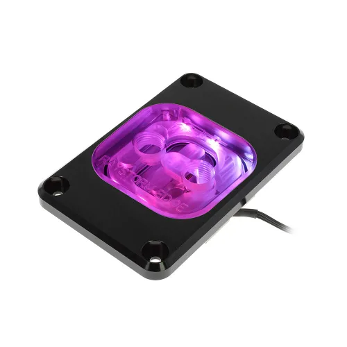 Vista 7 de XSPC RayStorm Edge - Bloque de agua para CPU, AMD/AM4/AM5, RGB ajustable, negro