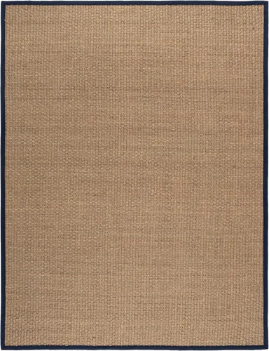 Vista 3 de Safavieh NF114A Natural Fiber Collection - Alfombra de fibras naturales de patrón trenzado, varios colores (5 x 8 pies), Fibras naturales, Natural