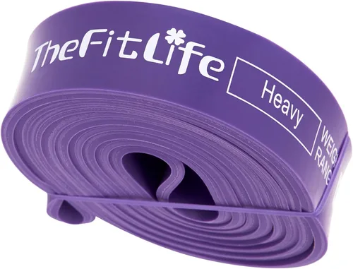 Vista 9 de TheFitLife - Bandas de asistencia para dominadas - Bandas de resistencia para entrenamiento, bandas largas de ejercicio para fitness, banda