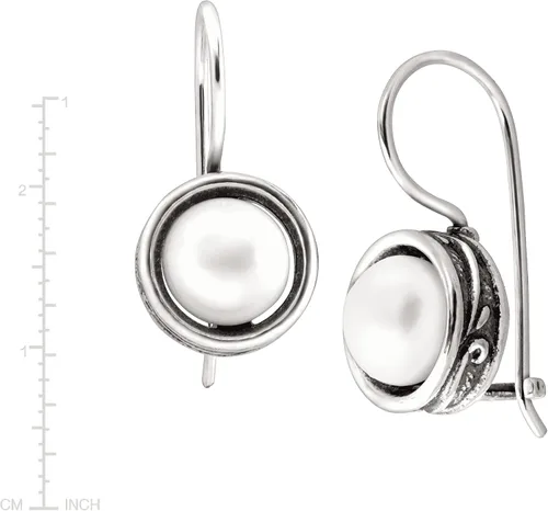 Vista 5 de Silpada Aretes colgantes de perlas para mujer, perlas cultivadas de agua dulce, plata de ley 925, ideas de regalo de joyería, cuento de hadas