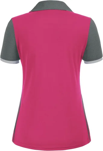 Vista 3 de JACK SMITH Camisas de golf de manga corta para mujer, ajuste seco, absorbe la humedad