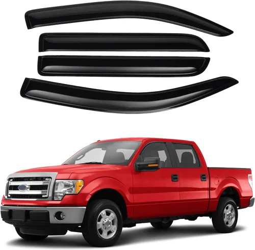Vista 71 de Canvcle 4Runner - Protectores de lluvia – Viseras de ventana para Toyota 4Runner 2010-2024, deflectores de viento de ventana lateral con cinta
