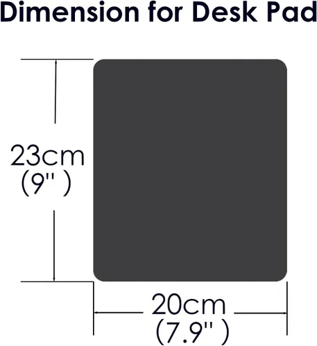 Vista 7 de WAYBER Protector de cuero para escritorio, alfombrilla de mouse impermeable, alfombrilla de escritorio de poliuretano, cubierta de escritorio