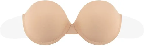 Vista 2 de JOATEAY Sujetador sin tirantes para mujer, autoadhesivo, reutilizable, adhesivo, con realce de empuje, invisible, antideslizante