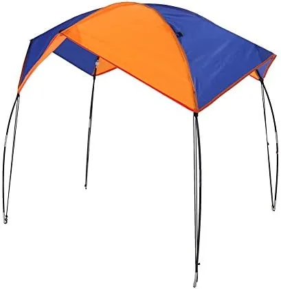 Vista 4 de Tbest Toldo inflable para kayak, refugio de sombra para barco, 2/3/4 personas, refugio solar para barco, cubierta de toldo de vela, toldo de pesca