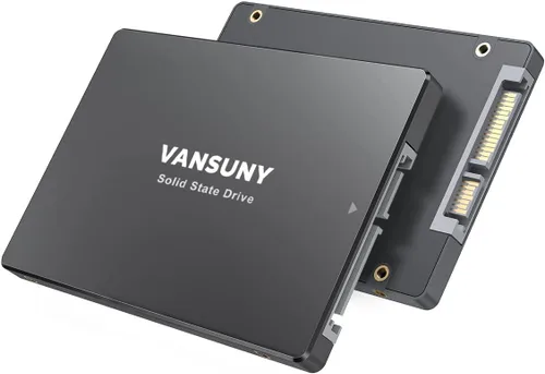 Vista 9 de Vansuny - Disco duro SSD interno de estado sólido SATA III de 128 GB 2.5” Unidad interna avanzada de NAND 3D Flash de hasta 450 MB/s para PC