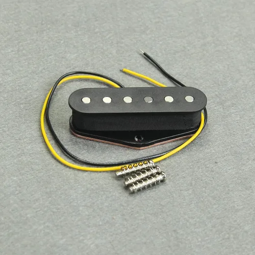 Vista 8 de FLEOR Alnico 5 Black TL Bridge Pickup para guitarra eléctrica estilo TL Pieza