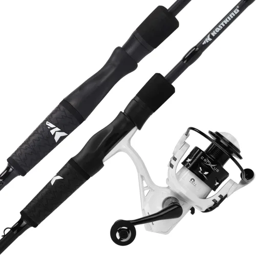 Vista 15 de KastKing Crixus Fishing Rod and Reel Combo, High Performance Spinning & Baitcaster Combo, IM6 Graphite 2Pc Blanks, Zirconium Oxide Rings