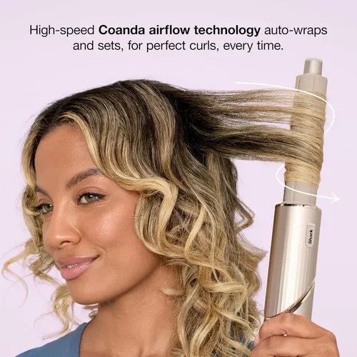 Vista 5 de Shark FlexStyle Air Multi-Styler y sistema de secado Cepillo secador de pelo para soplados con rizadores Coanda de envoltura automática, cepillo
