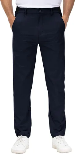 Vista 3 de Gopune Men's Stretch Golf Pants Quick Dry Lightweight Outdoor Casual Dress Work Pants with Pockets