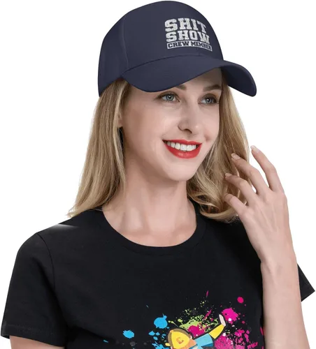 Vista 7 de Funny Shit Show Crew Member Hat Welcome to The Shit Show Gorra de béisbol ajustable Gorra de camionero